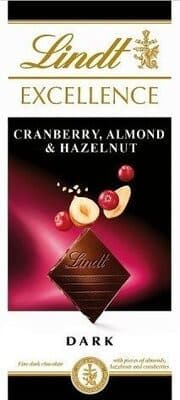 Excellence Dark Cranberry, Almond & Hazelnut