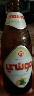 Moussy lemon mint non alcoholic malt beverage