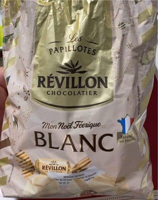 Les papillotes Chocolat blanc