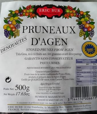 Pruneaux D'Agen Dnoyaute