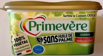 Primevre doux sans huile de palme