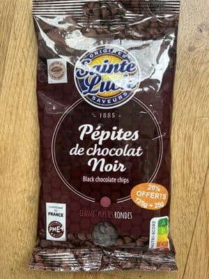 Pepites de chocolat noir