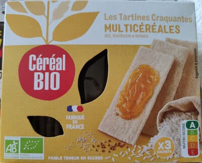 Tartines croquantes multi crales