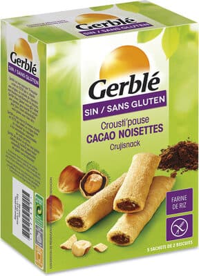 Biscuit Crousti Pause choco noisette ss gluten