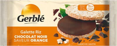 Galette riz choco orange