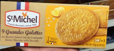 Butter Cookies With Sea Salt Grandes Galettes