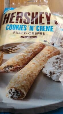 Hershey's Cookies 'N' Creme Filled Crepes