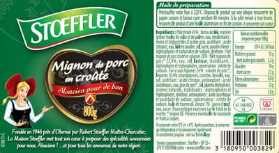 Mignon de porc en crote
