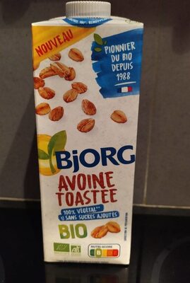 Lait d'avoine toaste
