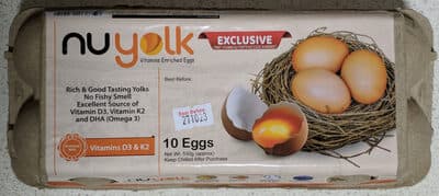 Vitamin Enriched Eggs