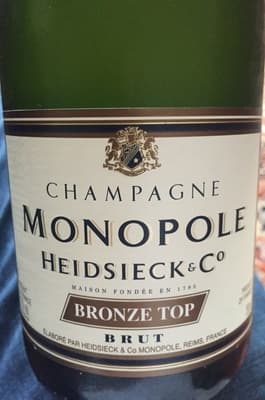 Champagne Monopole Bronze top