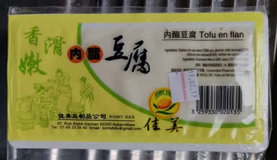 Tofu en flan