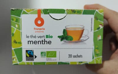 Th vert bio menthe