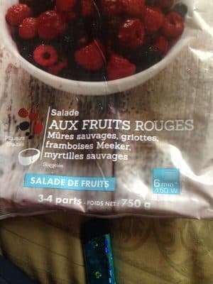 Salade aux fruits rouges