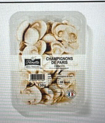 Champignons de paris mincs