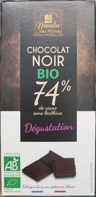 Chocolat noir 74% de cacao