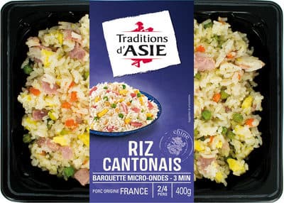 Riz cantonais sans colorants