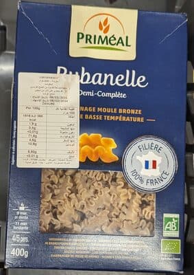 Primeal Organic Rubanelle Pasta