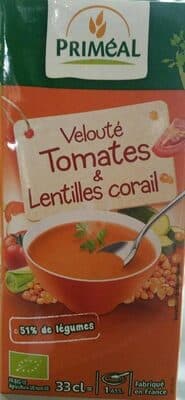 Velout Tomates & Lentilles corail