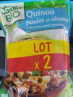 Quinoa poulet et sésame