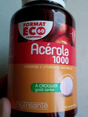 Nutrisant Acerola 1000 Vitamines Croquer