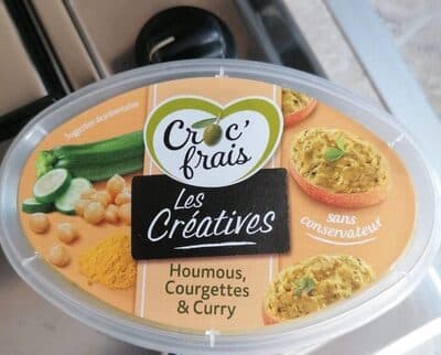 Houmous courgette curry