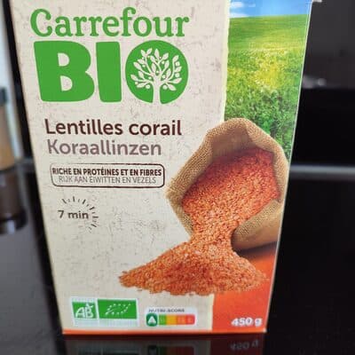 Lentilles corail