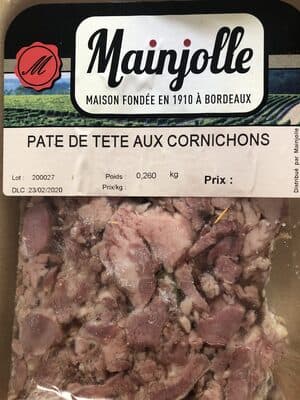 Pt de tte aux cornichons