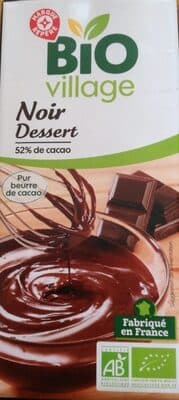 Chocolat noir dessert bio