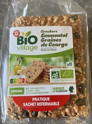 Crackers Emmental Graines de Courge