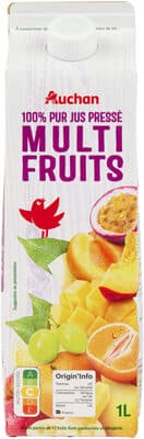 Jus Multifruits - Flash pasteurisé
