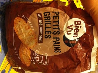 Petits pains grills au bl complet