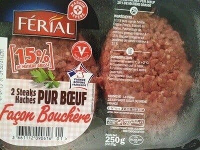 Steaks Hachés Pur Bœuf Façon Bouchère