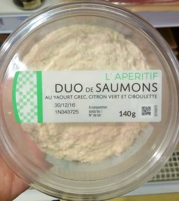 Duo de Saumons au Yaourt Grec, Citron Vert et Ciboulette