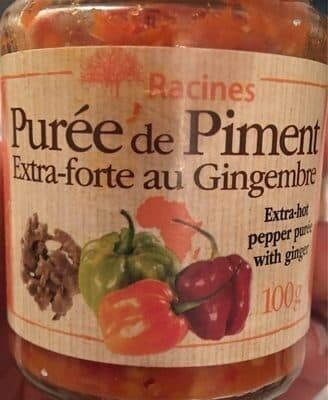 Puree Piment Extra Fort Gingembre Racines