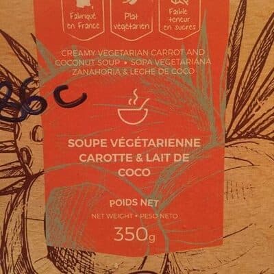 Soupe Carotte Lait de Coco