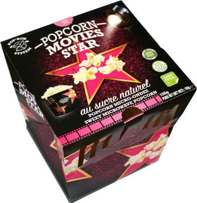 Gobelet Popcorn Micro Ondes Sucre