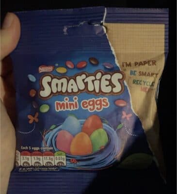 smarties mini eggs