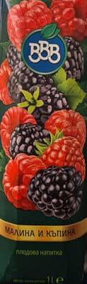 Raspberry And Blackberry Fruit Drink