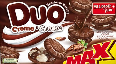 Sandwich biscuits duo creme