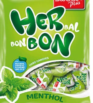 Hard candies with peppermint flavour