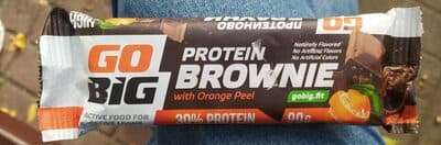 Protein Bar Brownie With Orange Peel
