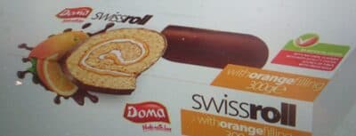 Swiss roll orange