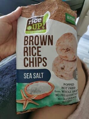 Brown rice chips