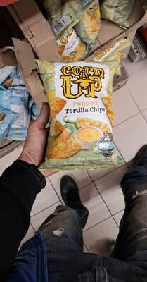 Popped Tortilla Chips - Nacho Cheese & Jalapeños