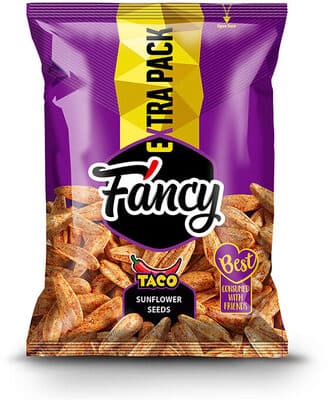 Roasted white sunflower seeds with taco