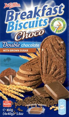 Koestlin Breakfast Biscuits Double chocolate
