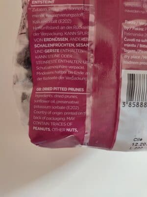 Pitted Prunes