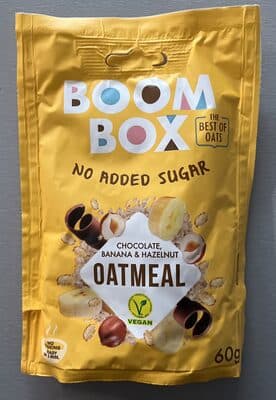 Oatmeal - banana & hazelnut