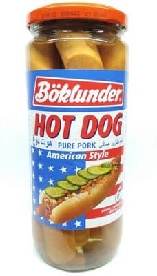 Bklunder Hot Dog Pure Pork American Style